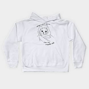 Sorry I Can't Come I'm An Inside Cat Kids Hoodie